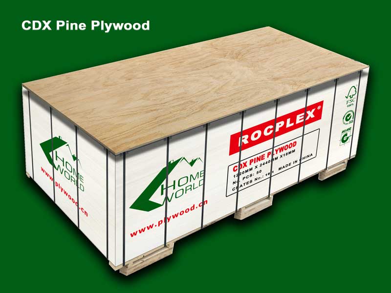 15mm CDX plywood, pine plywood, waterproof plywood, ply flooring boards, structural plywood