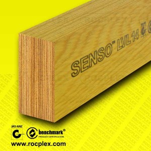 Structural LVL E14 Engineered Wood LVL Beams 150 x 45mm H2S Treated SENSO Framing LVL F17