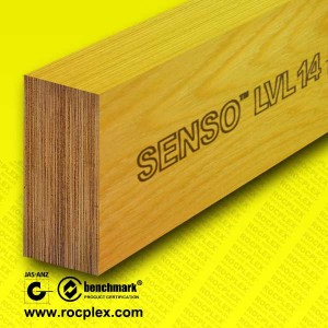 Structural LVL E14 Engineered Wood LVL Beams 170 x 45mm H2S Treated SENSO Framing LVL F17