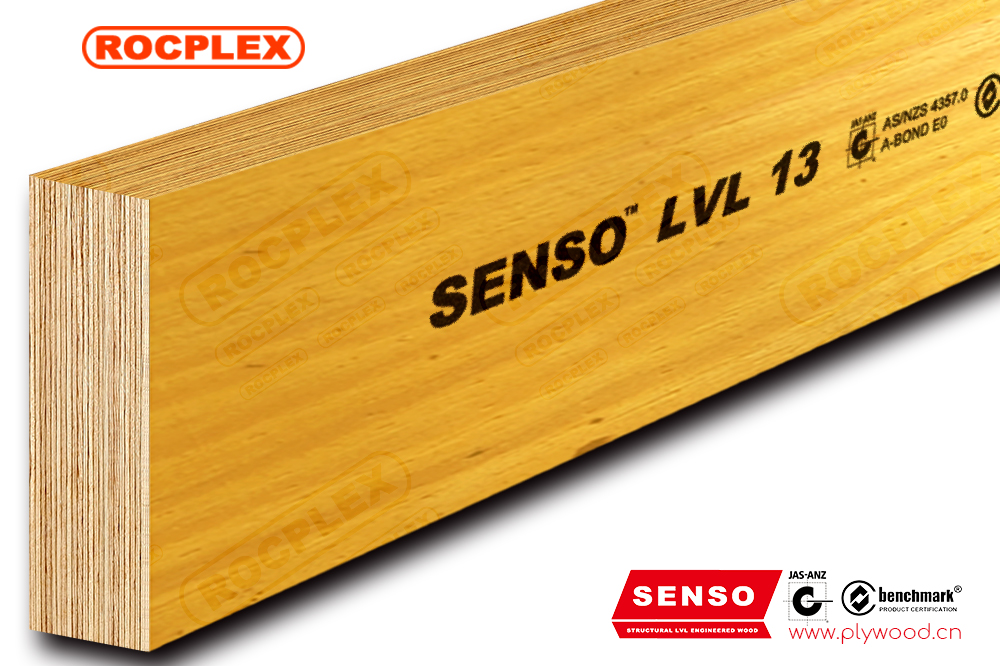 Structural LVL E13 Engineered Wood LVL Beams 240 x 63mm H2S Treated SENSO Framing LVL 13