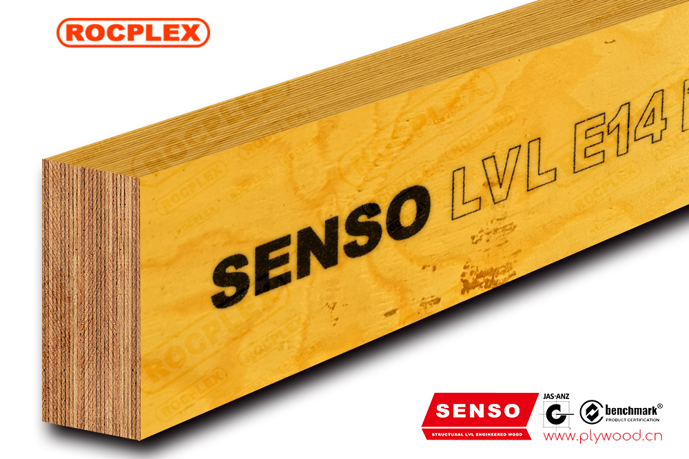 Structural LVL E14 Engineered Wood LVL Beams 120 x 45mm H2S Treated SENSO Framing LVL F17