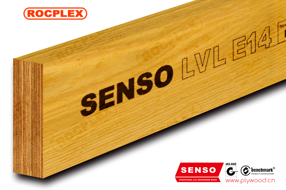 Structural LVL E14 Engineered Wood LVL Beams 170 x 45mm H2S Treated SENSO Framing LVL F17