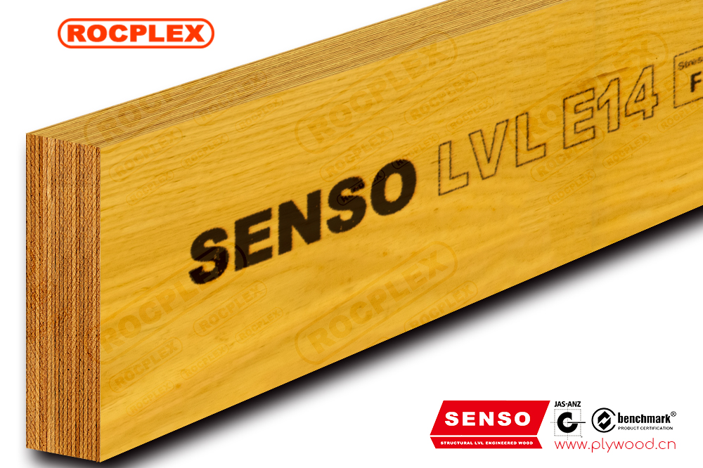 Structural LVL E14 Engineered Wood LVL Beams 190 x 45mm H2S Treated SENSO Framing LVL F17