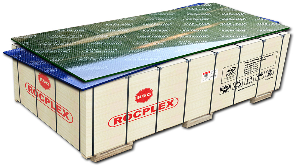 ROCPLEX Plastic Coated Plywood sheets