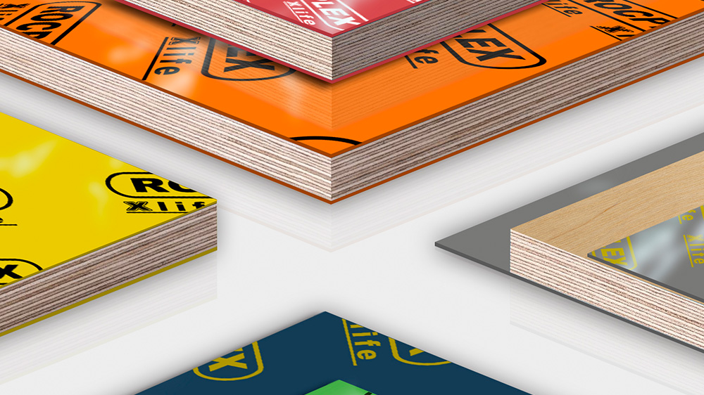 ROCPLEX Xlife Plastic Formwork Plywood | Durable Waterproof Reusable Concrete Shuttering Panels