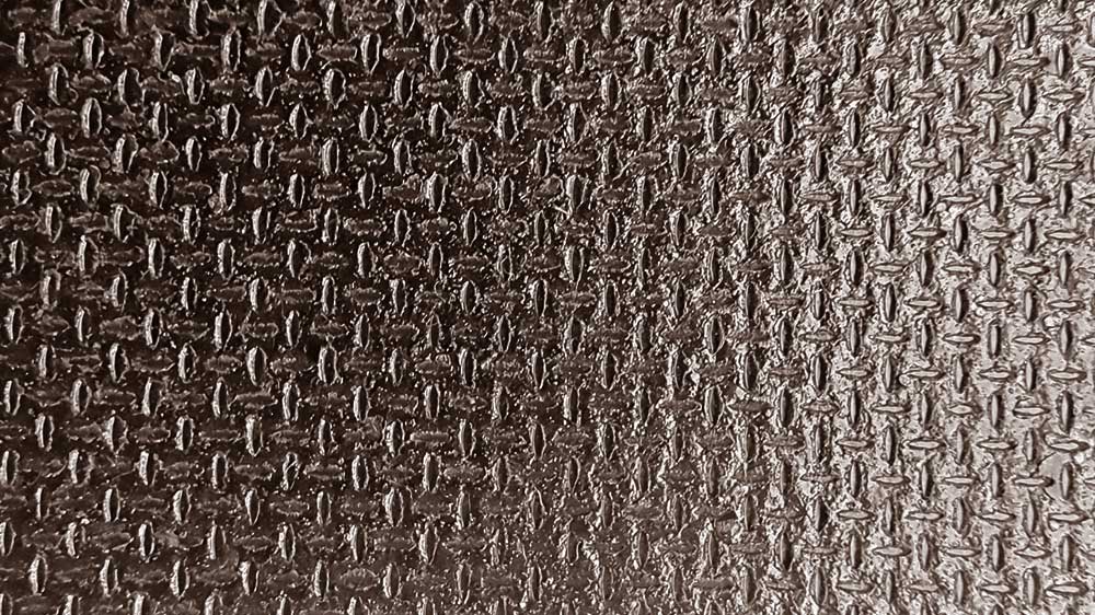 ROCPLEX Buffalo Board Trailer Flooring; anti-slip phenolic film faced plywood panels with waterproof buffalo board pattern; heavy-duty trailer flooring plywood for trucks, containers, and vehicle decks; durable anti-slip plywood panels for commercial transport applications from ROCPLEX.