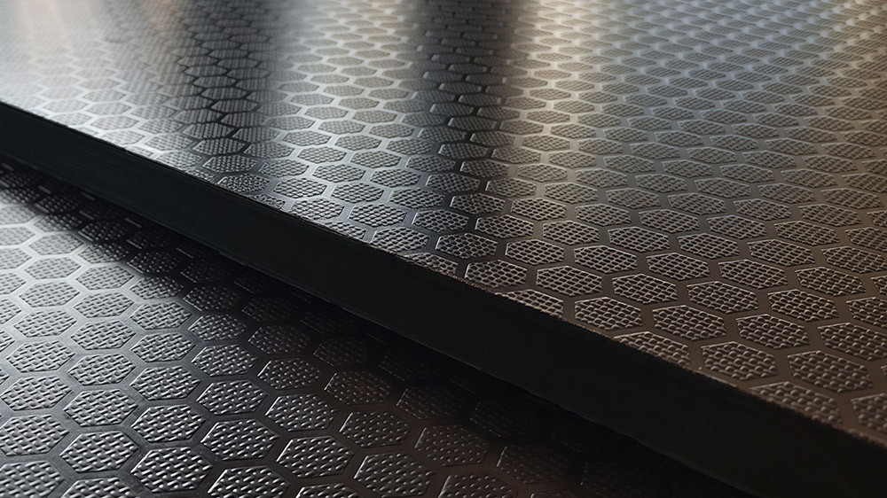 ROCPLEX hexagon patterned plywood