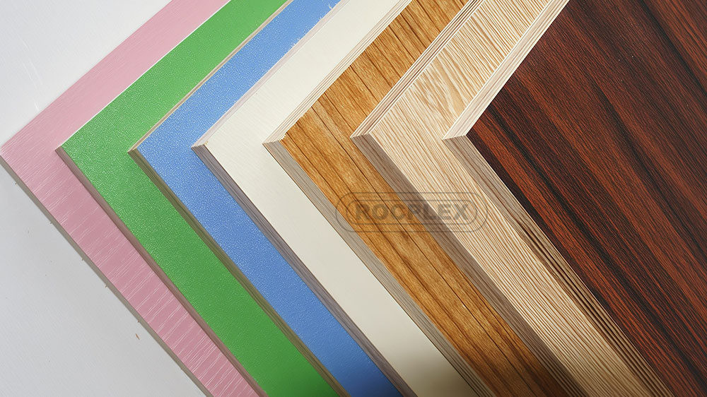 ROCPLEX melamine film faced plywood features a waterproof and abrasion-resistant film coating over a durable plywood core, offering optimal performance for concrete formwork, construction flooring, and heavy-duty shuttering applications.