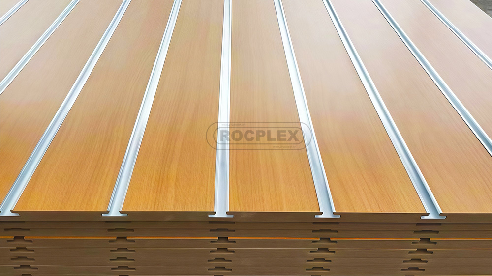 Melamine Slatwall Slotted Board