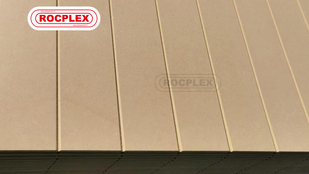 Moisture Resistant Grooved MDF, Grooved MDF Panels, Moisture Resistant MDF, Slat Wall Panels, Decorative MDF Panels, ROCPLEX MDF Panels, Waterproof MDF Sheets, MDF Wall Panels, MDF Slat Panels, Interior Wall Panels, MDF Cladding Panels, Wholesale MDF Sheets, MDF Panel Supplier