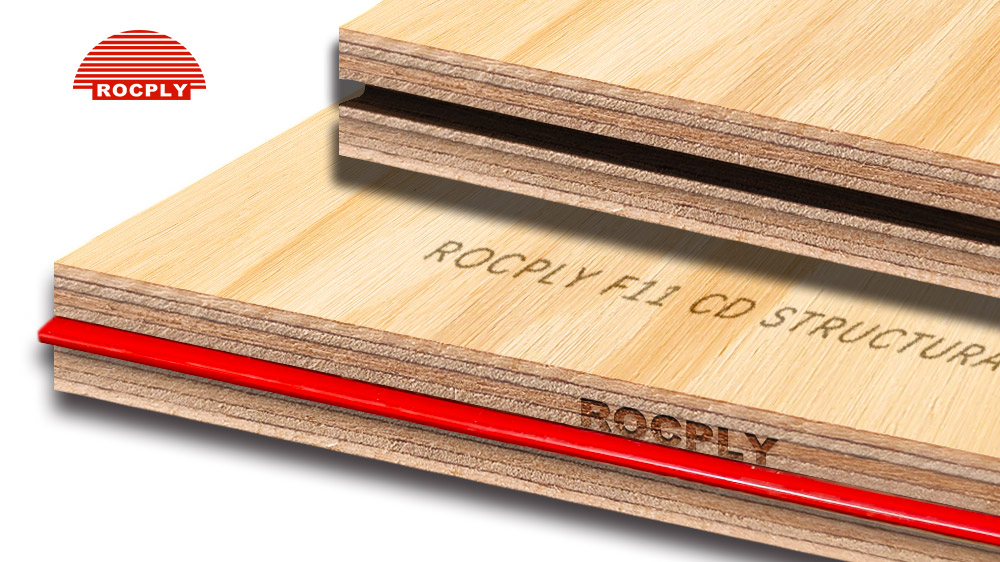 Structural Plywood T&G, ROCPLY tongue and groove plywood, interlocking floor panels, load‑bearing T&G plywood sheets, waterproof structural plywood, structural sheathing T&G panels, stiff subflooring plywood, reduced bounce floor sheathing, dimensional stable tongue groove plywood, smooth finish structural panels, cross‑laminated T&G plywood, flooring and roofing T&G sheets, construction grade tongue & groove plywood