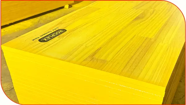 3 ply yellow formwork panels for concrete shuttering and slab forming