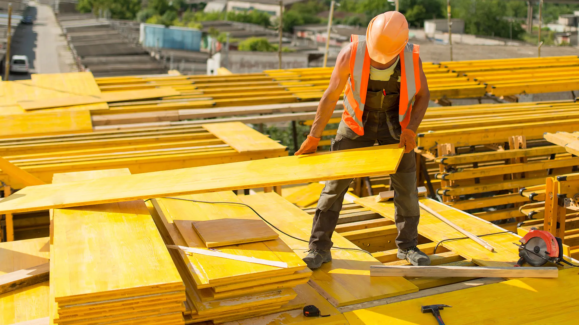 ROCPLEX 3 Ply Yellow Formwork Panel – High-Quality and High-Resolution