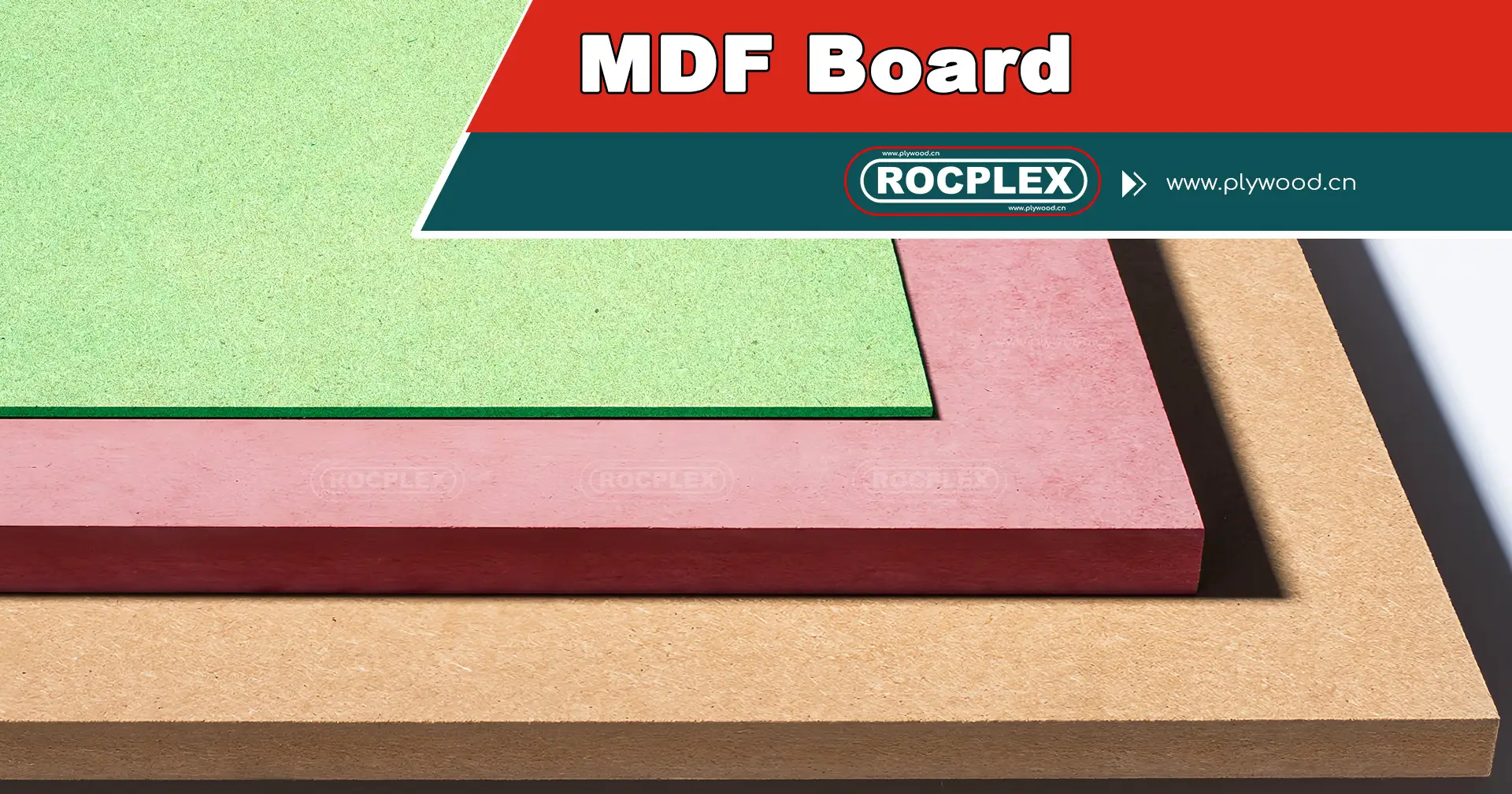 ROCPLEX MDF board for smooth finishing and reduced factory waste