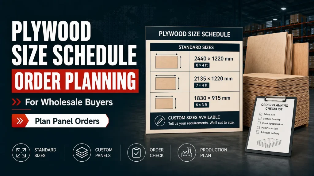 Plywood Size Schedule for Wholesale Panel Orders plywood size schedule for wholesale buyers planning panel orders