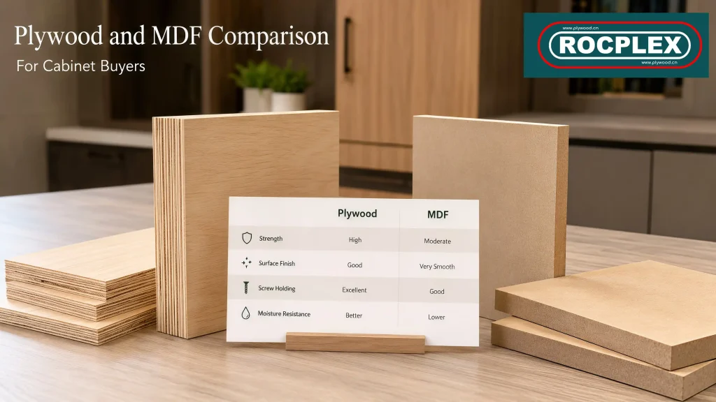 Plywood and MDF Comparison for Cabinet Panel Buyers plywood and MDF comparison for buyers choosing cabinet panels