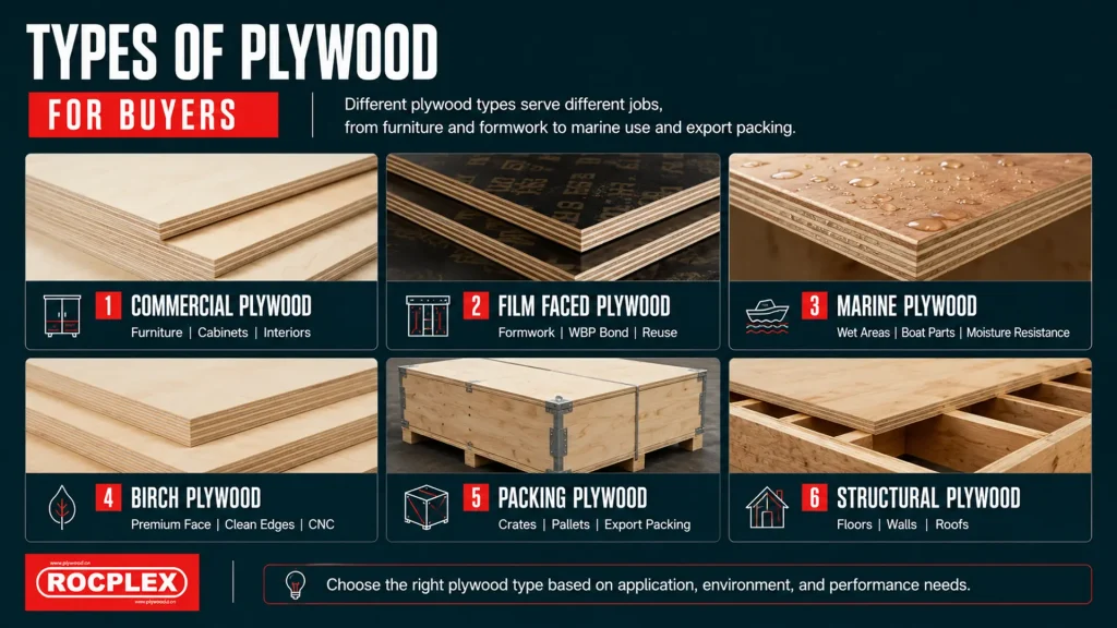 types of plywood for furniture formwork marine packing and construction buyers