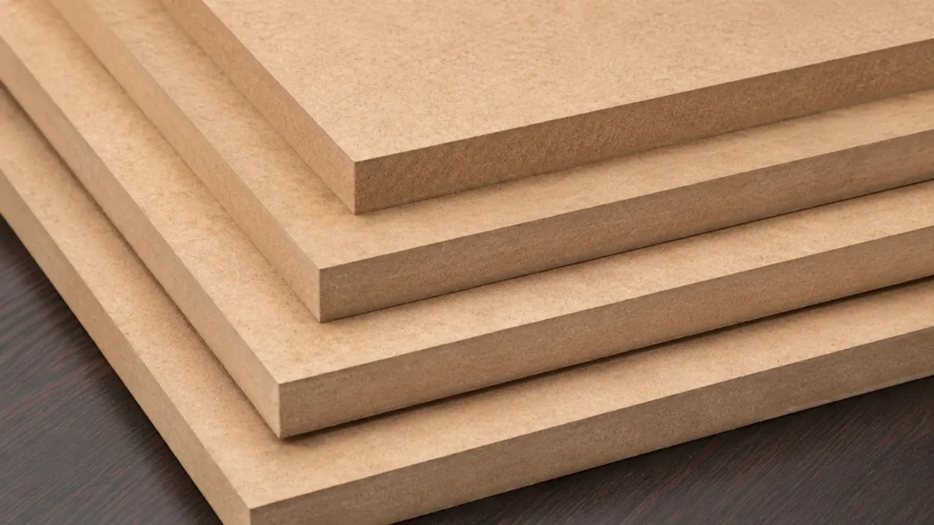 MDF board sizes nesting comparison showing repeated cabinet parts cutting yield trim allowance saw kerf offcuts and approved component output